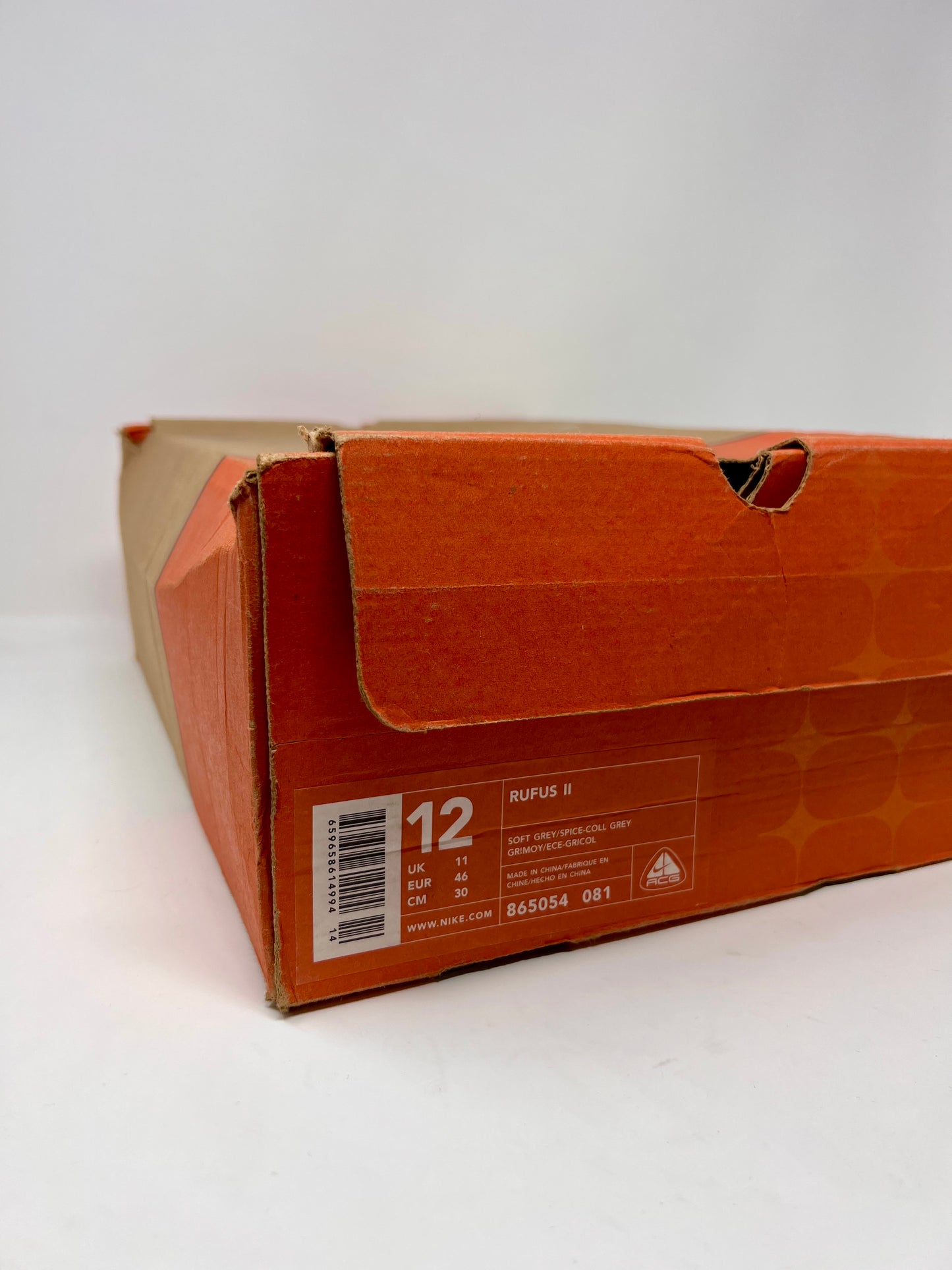 Nike ACG Rufus Mule II Grey Orange UK11