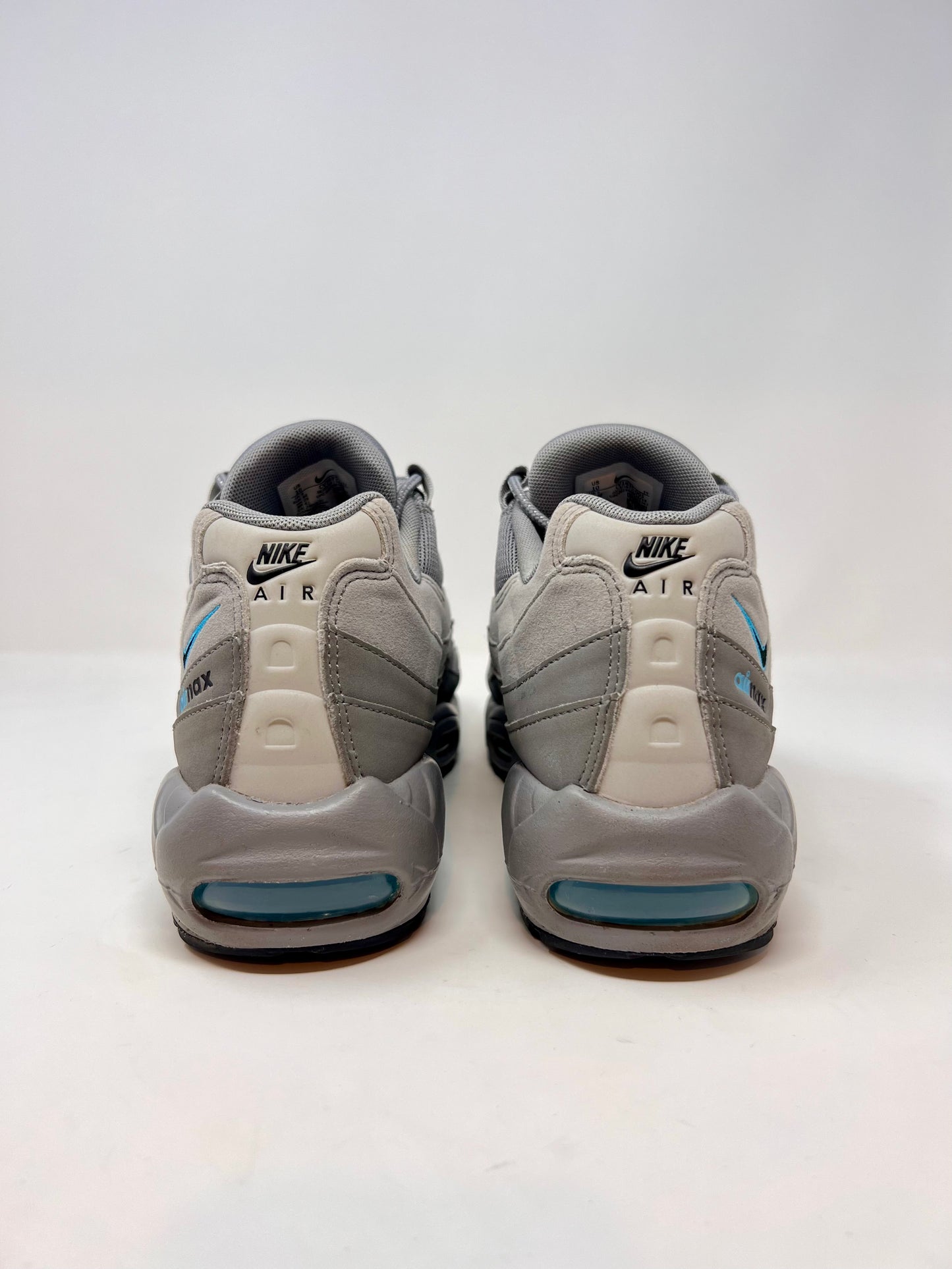 Nike Air Max 95 Retro Logo Grey Aqua UK9