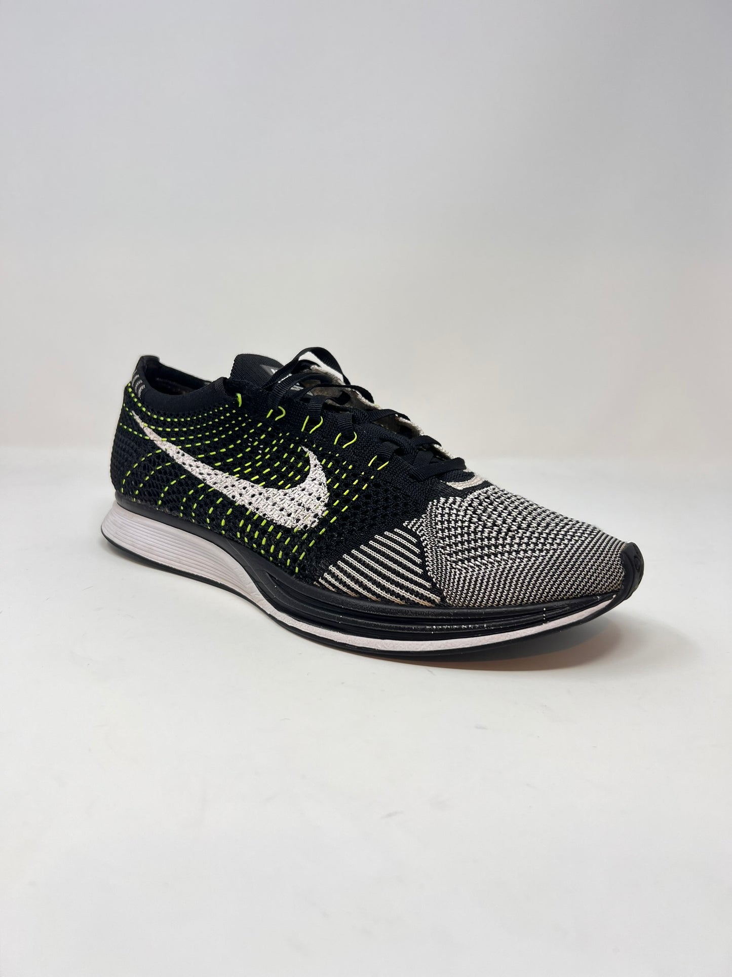 Nike Flyknit Racer Volt Black UK9.5