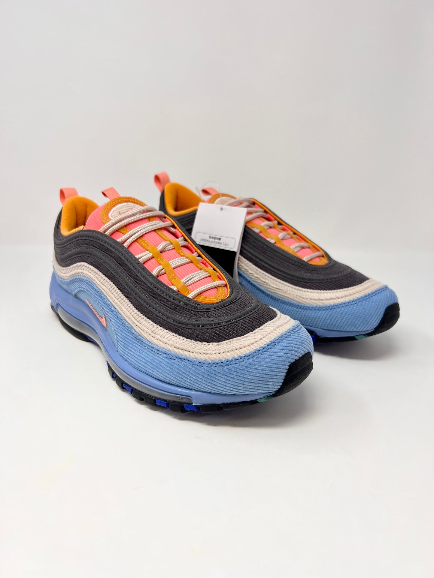 Nike Air Max 97 Light Blue Corduroy UK10