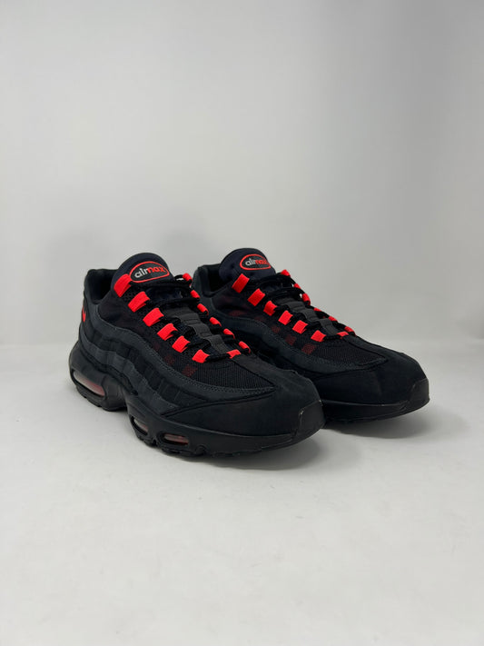 Nike Air Max 95 Black Laser Crimson UK12
