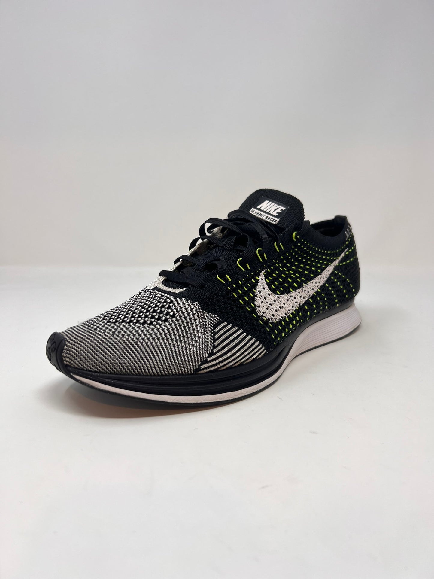 Nike Flyknit Racer Volt Black UK9.5