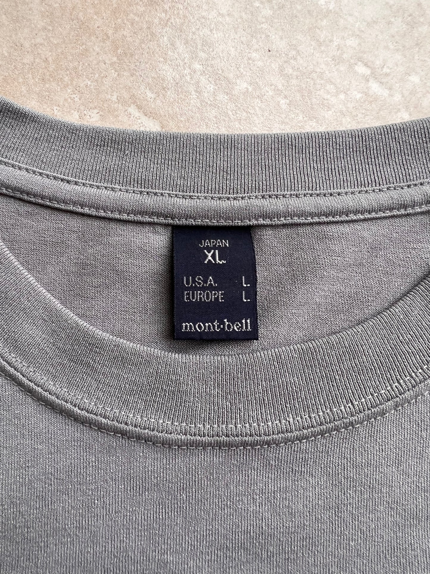 Mont Bell Long Sleeve Grey