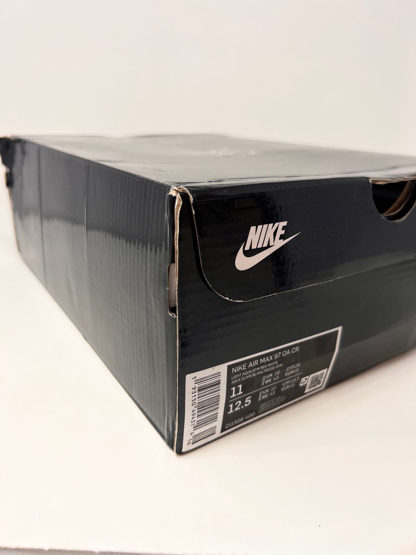Nike Air Max 97 Light Blue Corduroy UK10