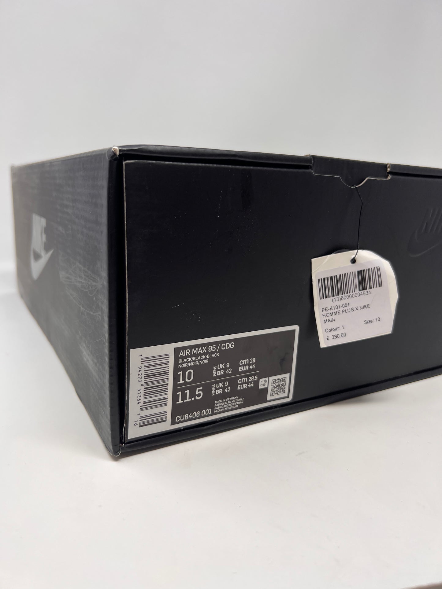 Nike Air Max 95 CDG Black UK9