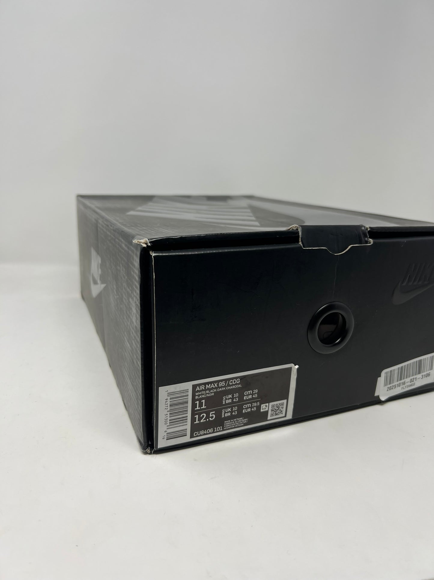 Nike Air Max 95 CDG Black Grey UK10