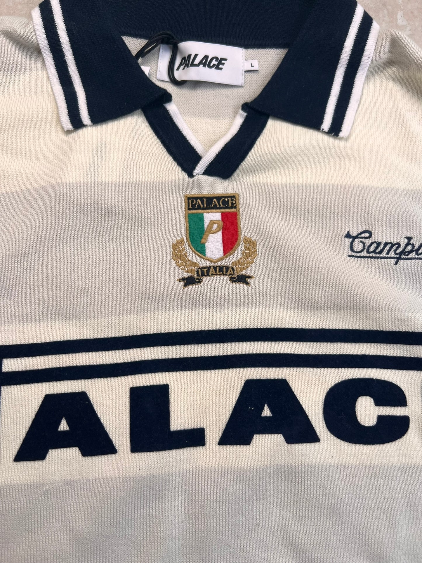 Palace Palazzo Cream Inter Knit Large