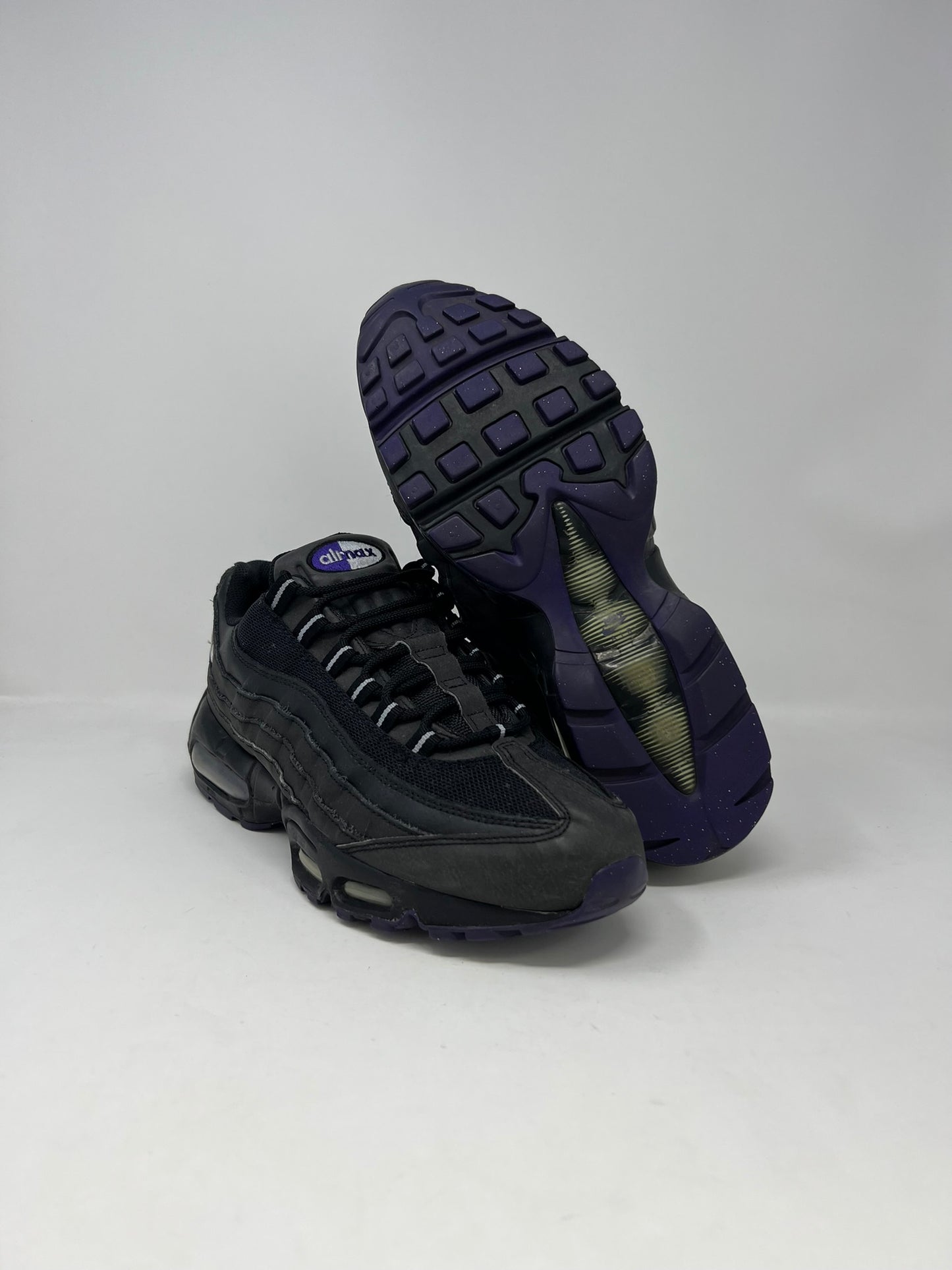 Nike Air Max 95 Wolf Grey Court Purple UK8.5