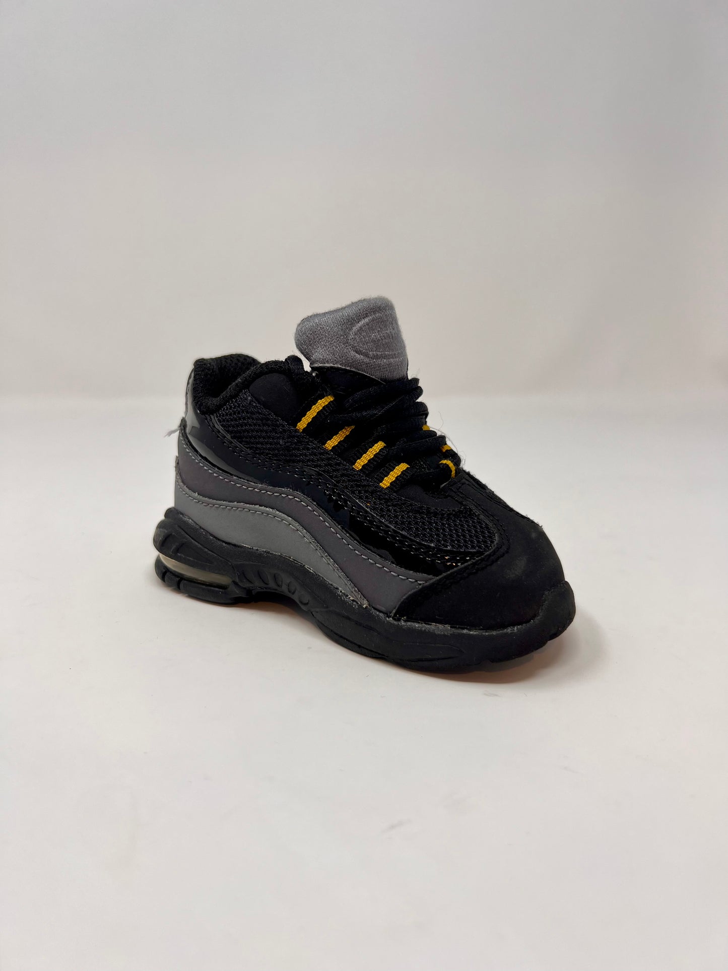 Nike Air Max 95 Black Yellow (TD) UK3.5