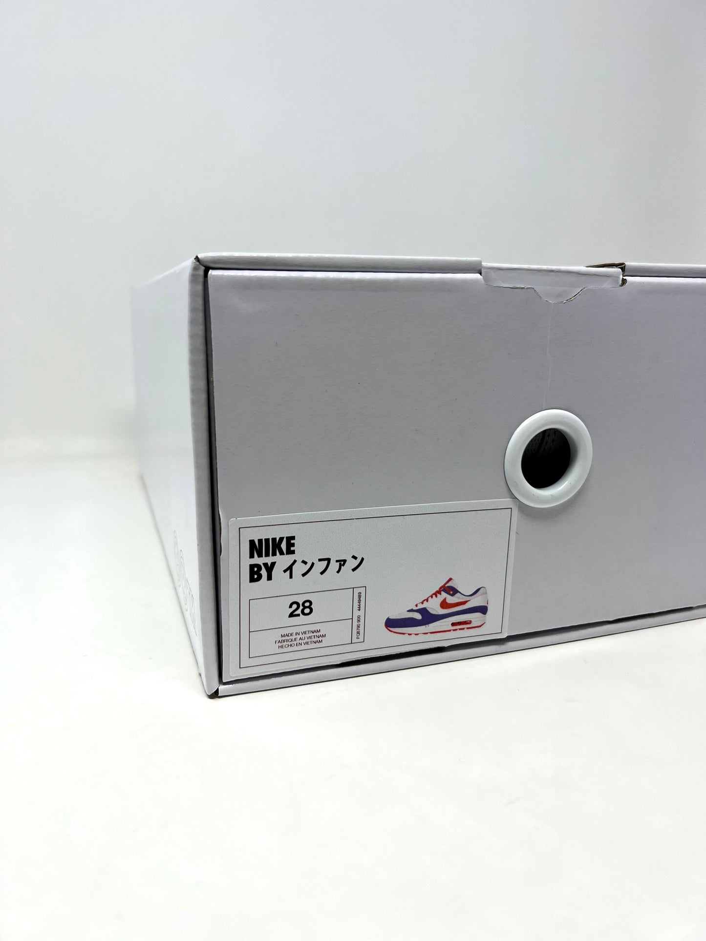 Nike Air Max 1 Orange Blue ID UK8.5