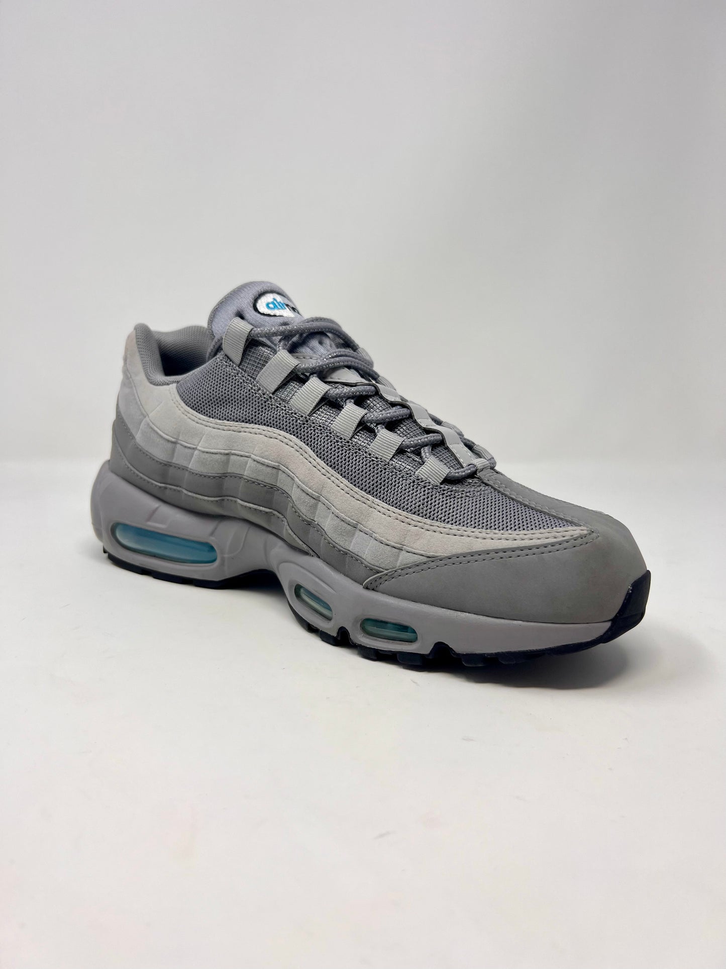 Nike Air Max 95 Retro Logo Grey Aqua UK8.5