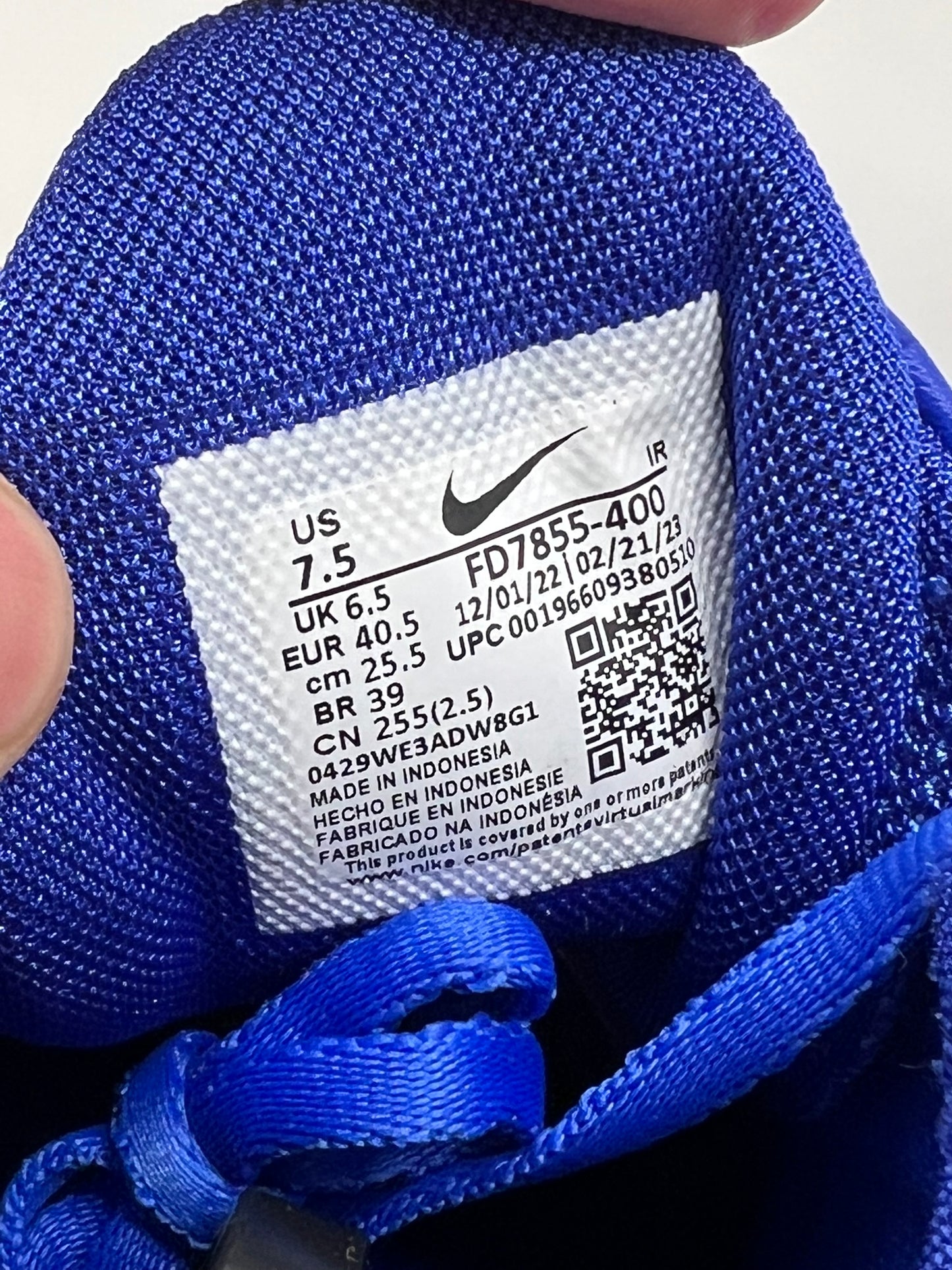 Nike Air Max Plus A-COLD-WALL House Blue UK6.5