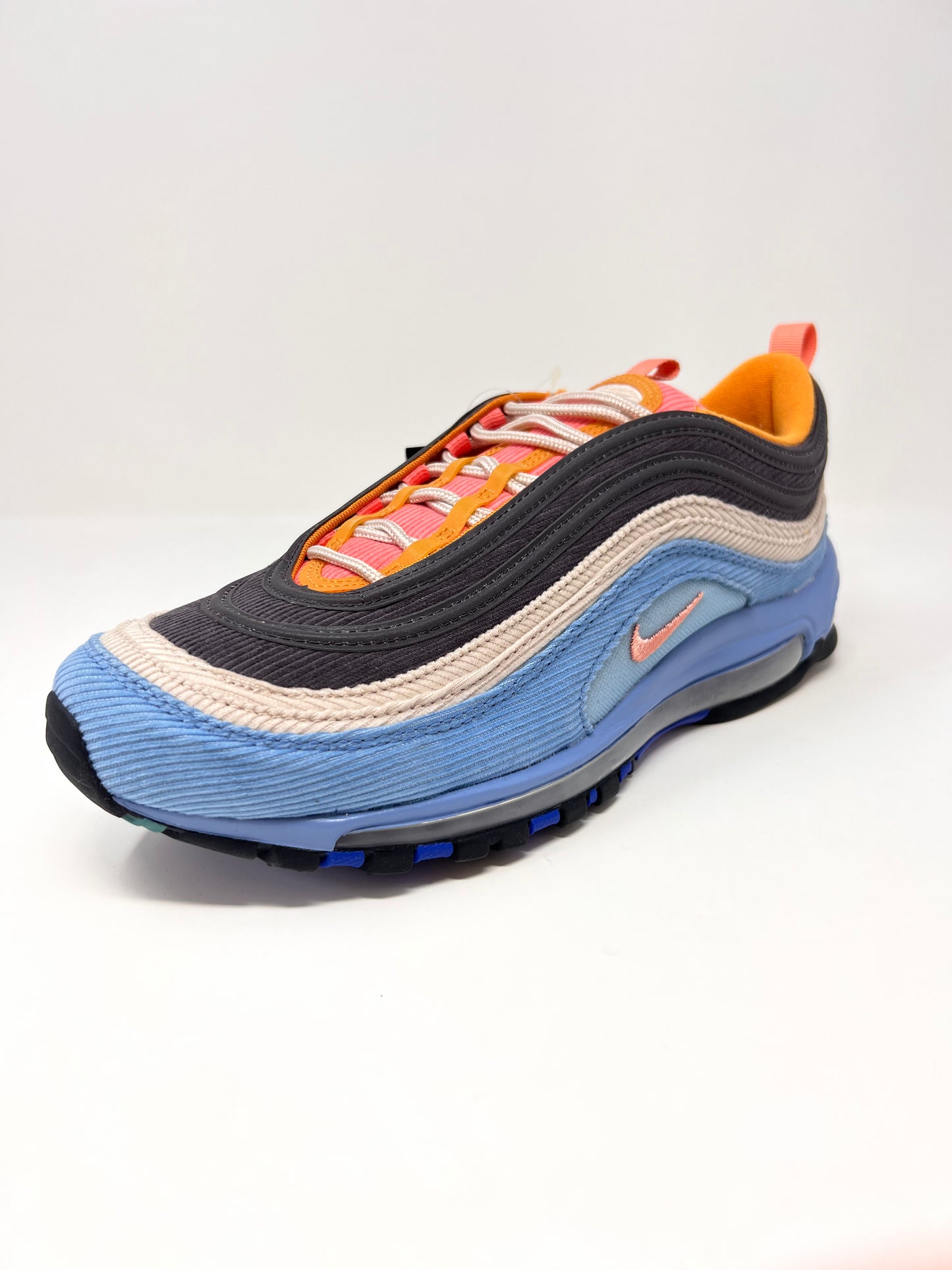 Nike Air Max 97 Light Blue Corduroy UK10