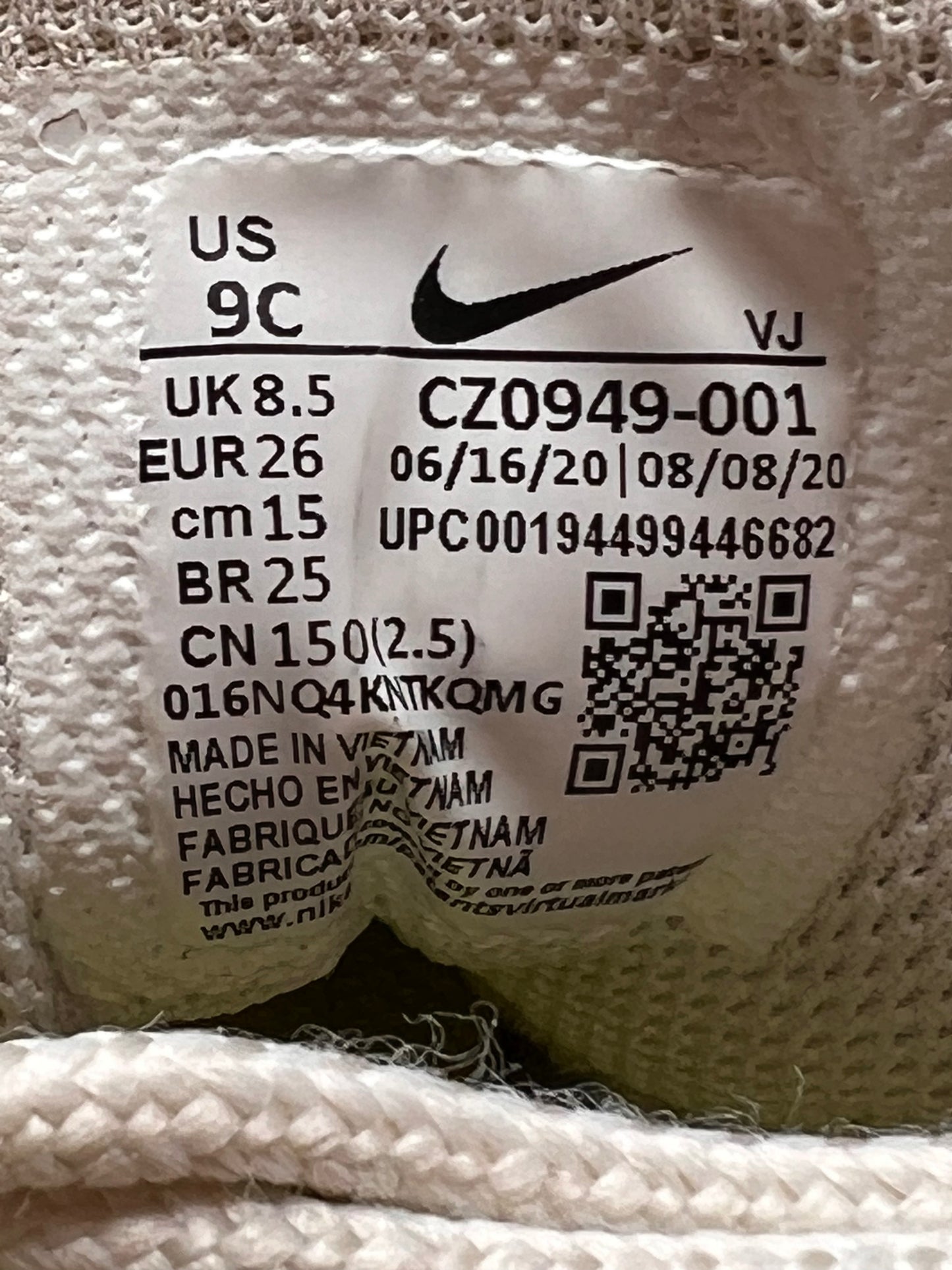 Nike Air Max 95 Neon (TD) UK8.5