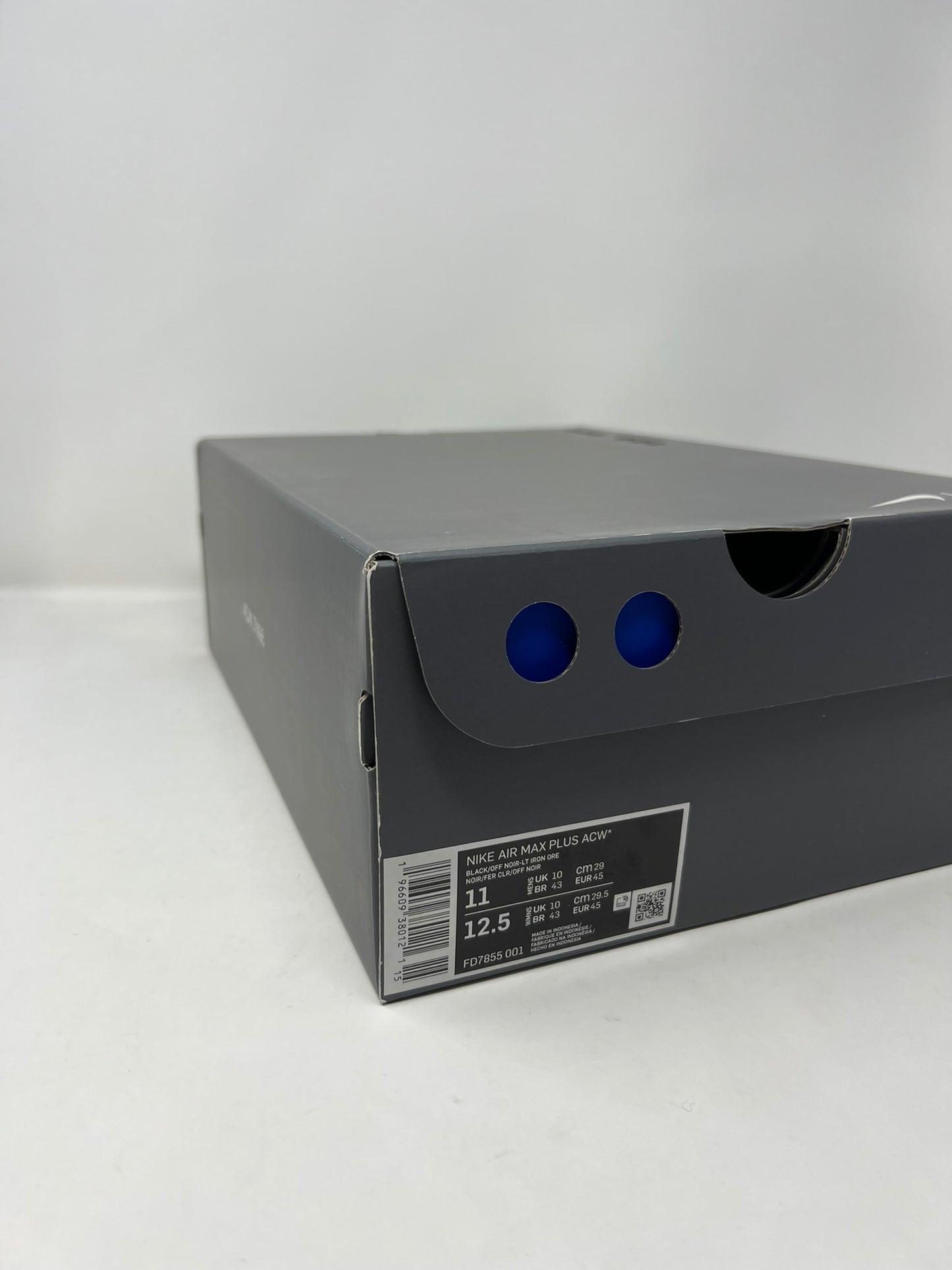 Nike Air Max Plus A-COLD-WALL Black UK10