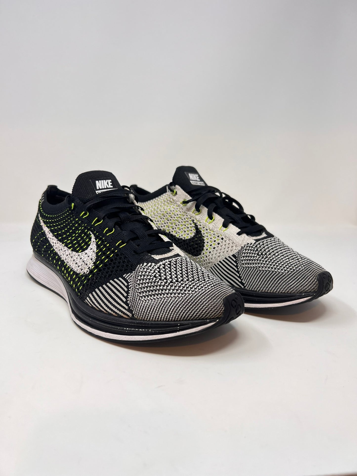 Nike Flyknit Racer Volt Black UK9.5
