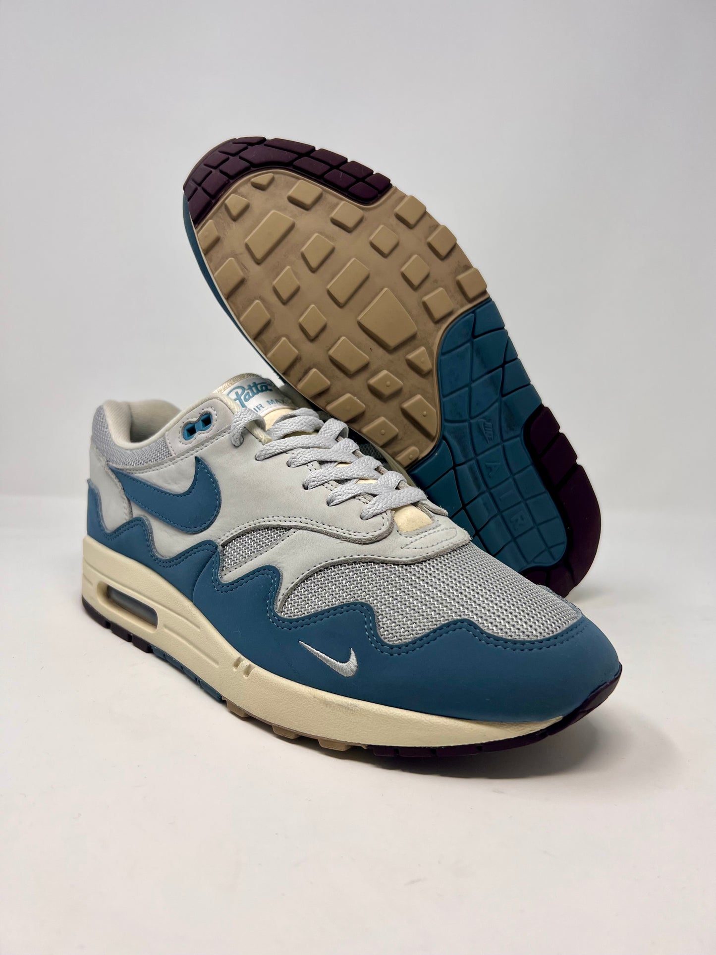 Nike Air Max 1 Patta Waves Noise Aqua UK10