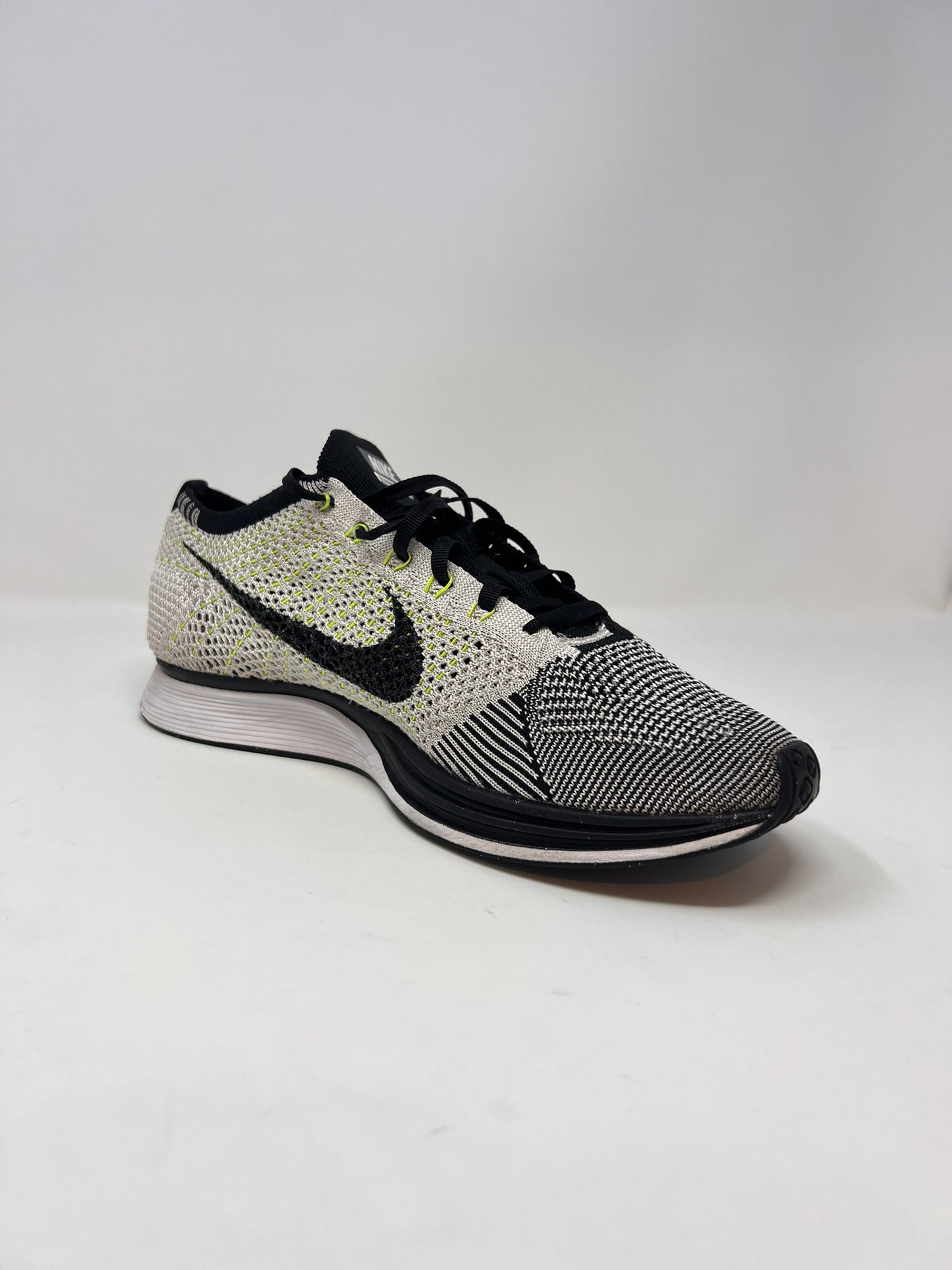 Nike Flyknit Racer Volt Black UK9.5