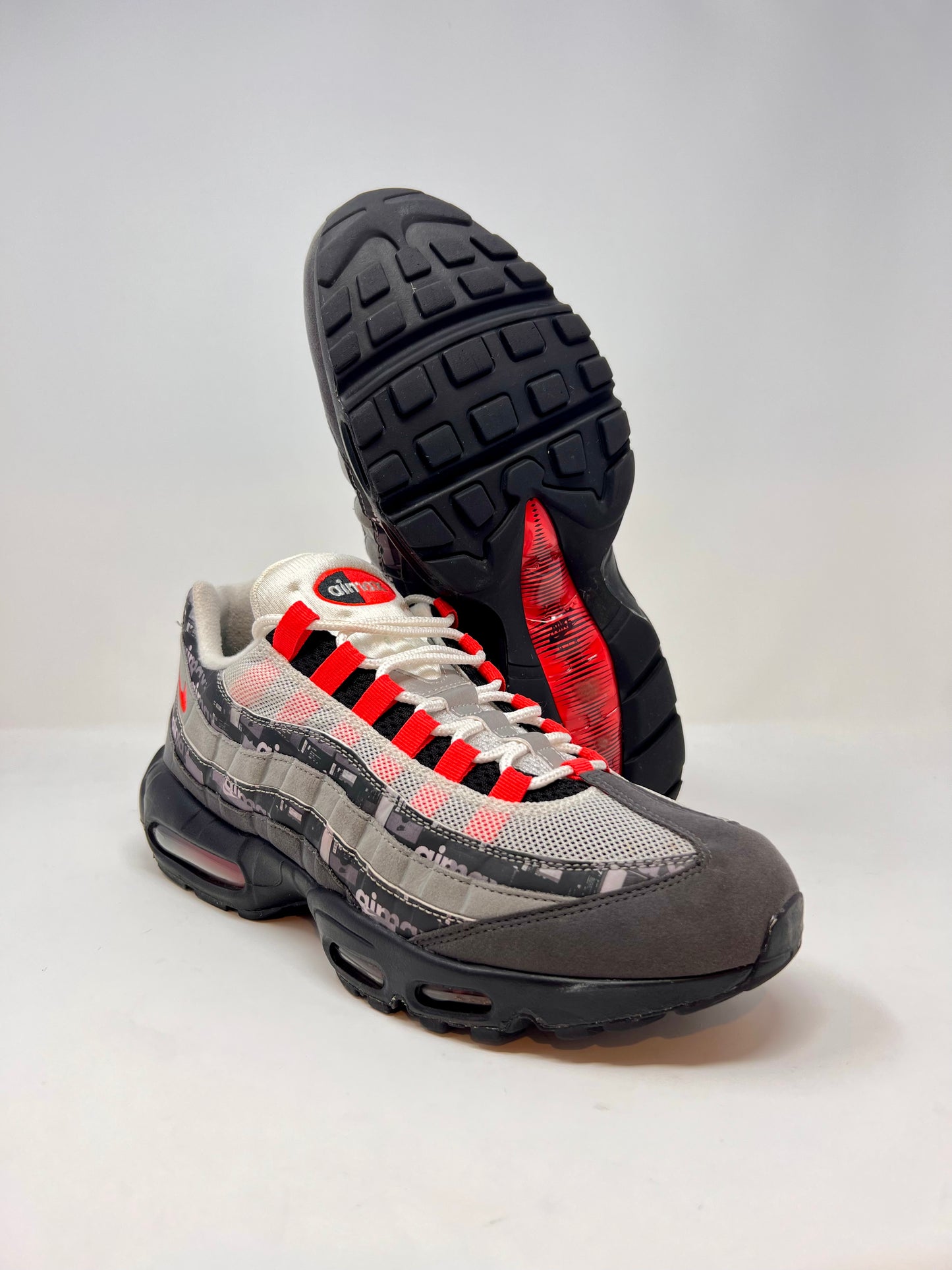 Nike Air Max 95 Atoms Bright Crimson UK10.5