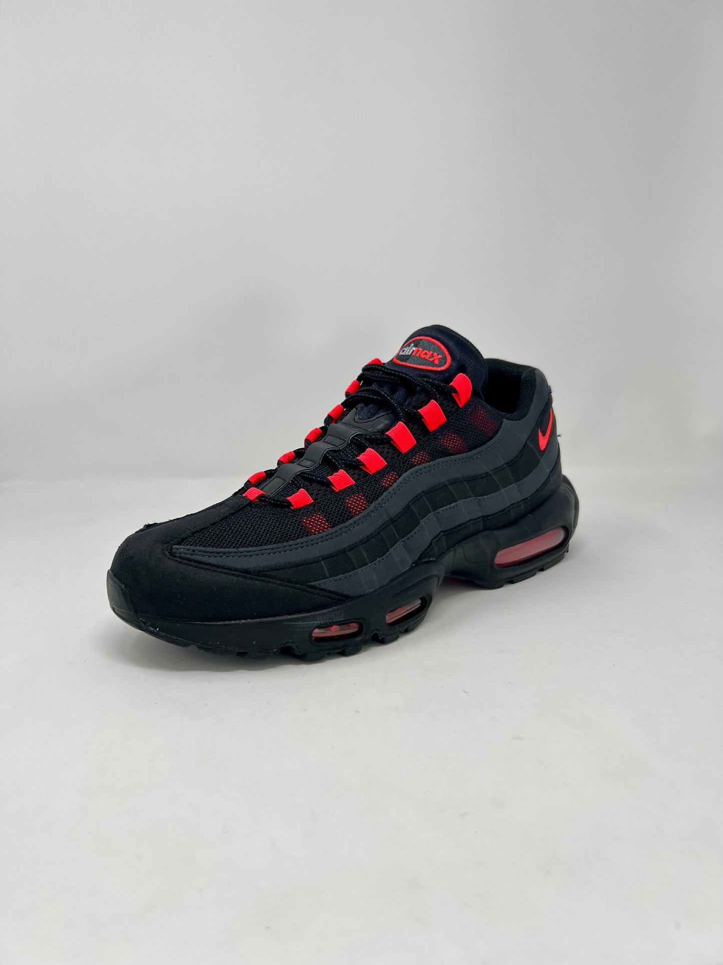 Nike Air Max 95 Black Laser Crimson UK11