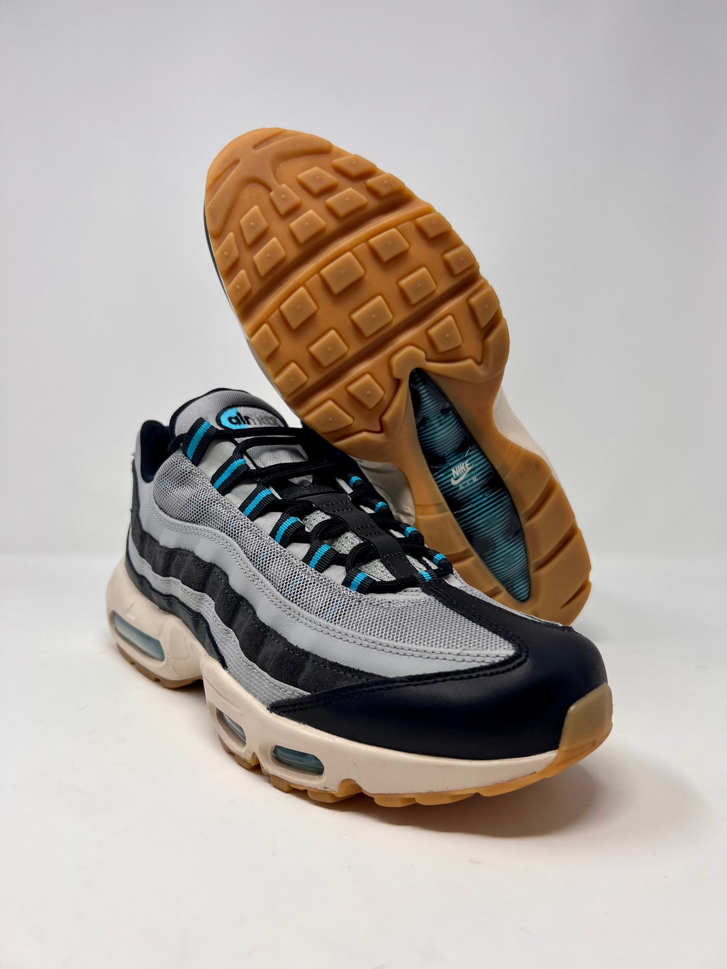 Nike Air Max 95 Smoke Grey Chlorin Blue UK10