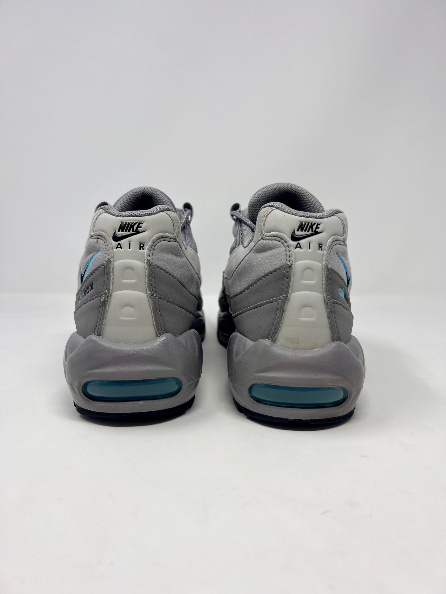 Nike Air Max 95 Retro Logo Grey Aqua UK8.5
