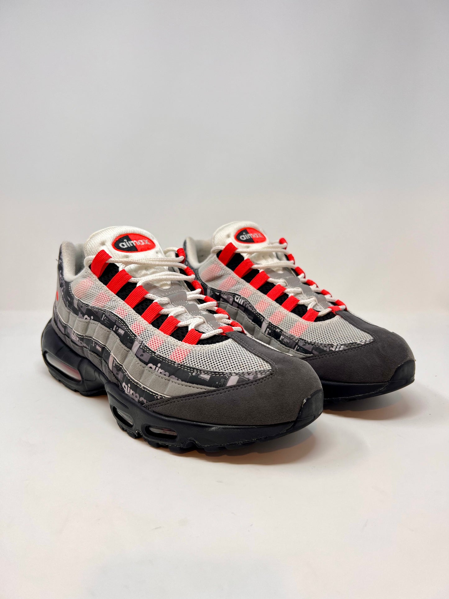 Nike Air Max 95 Atoms Bright Crimson UK10.5