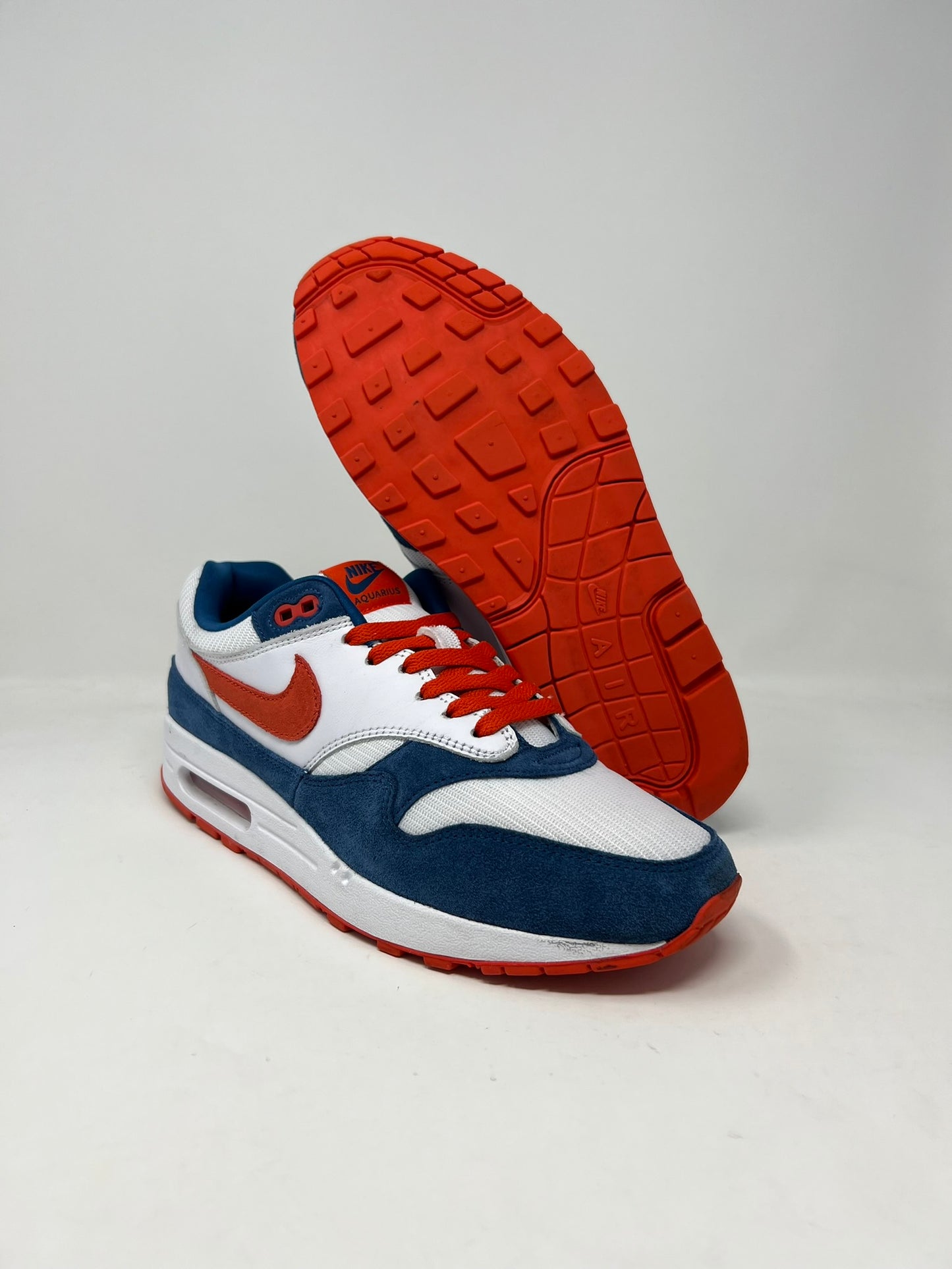 Nike Air Max 1 Orange Blue ID UK8.5