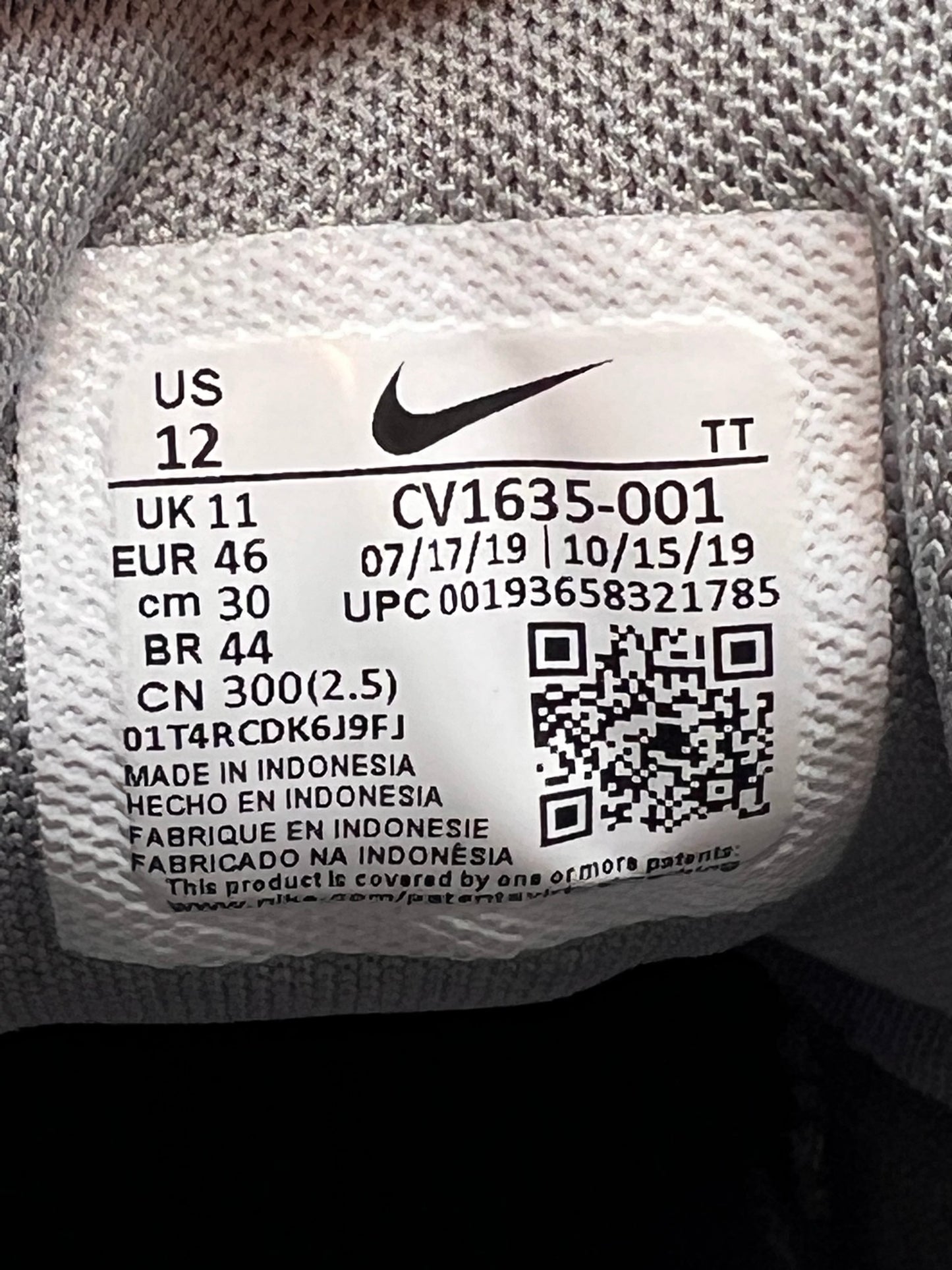 Nike Air Max 95 Retro Logo Grey Blue UK11