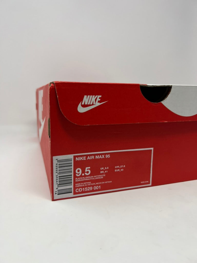 Nike Air Max 95 Black Laser Crimson UK8.5