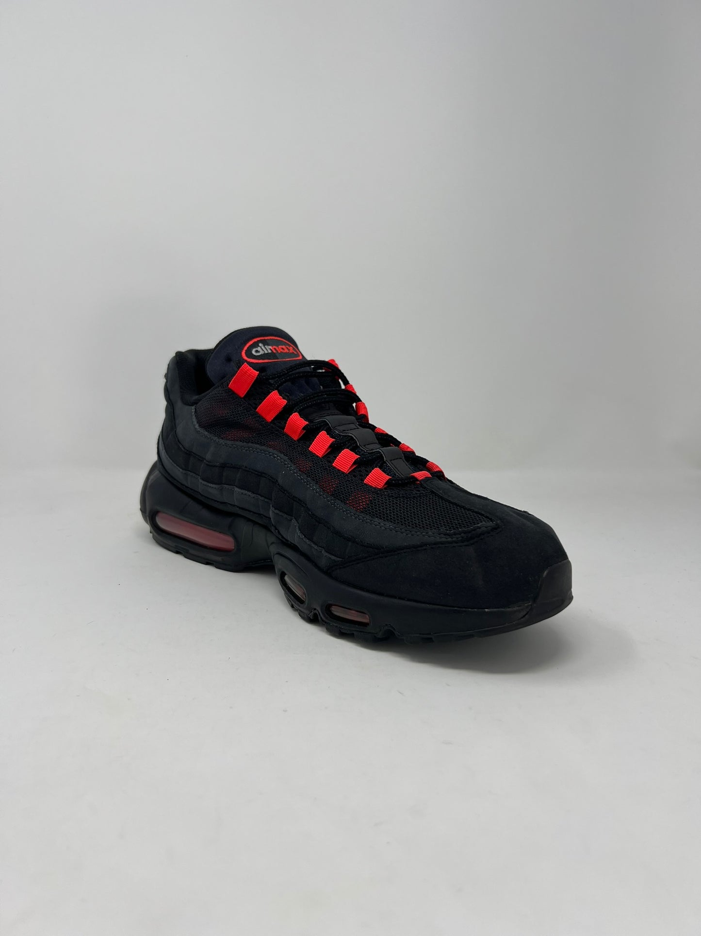 Nike Air Max 95 Black Laser Crimson UK12
