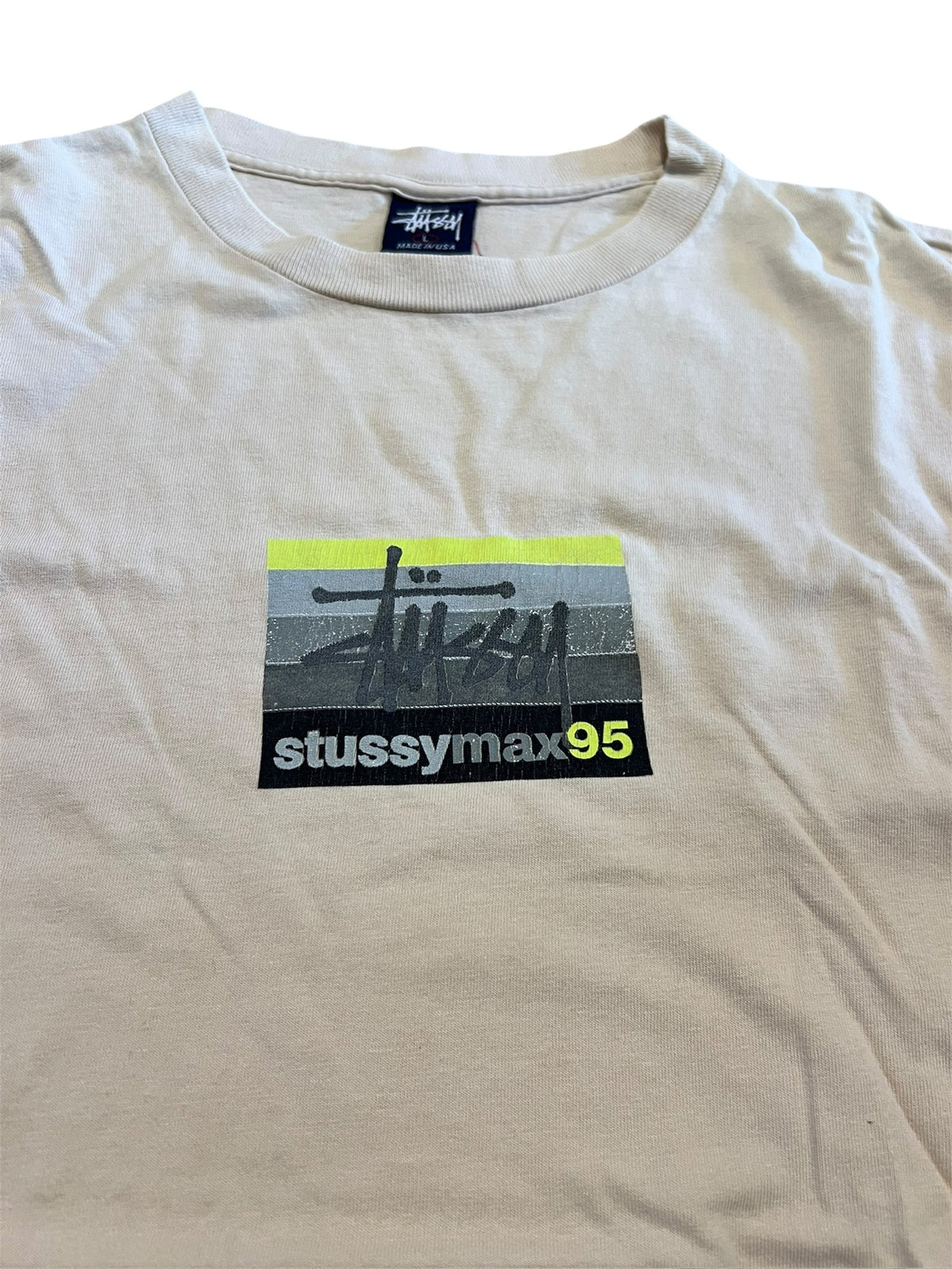 Stussy Air Max 95 Neon T Shirt Large