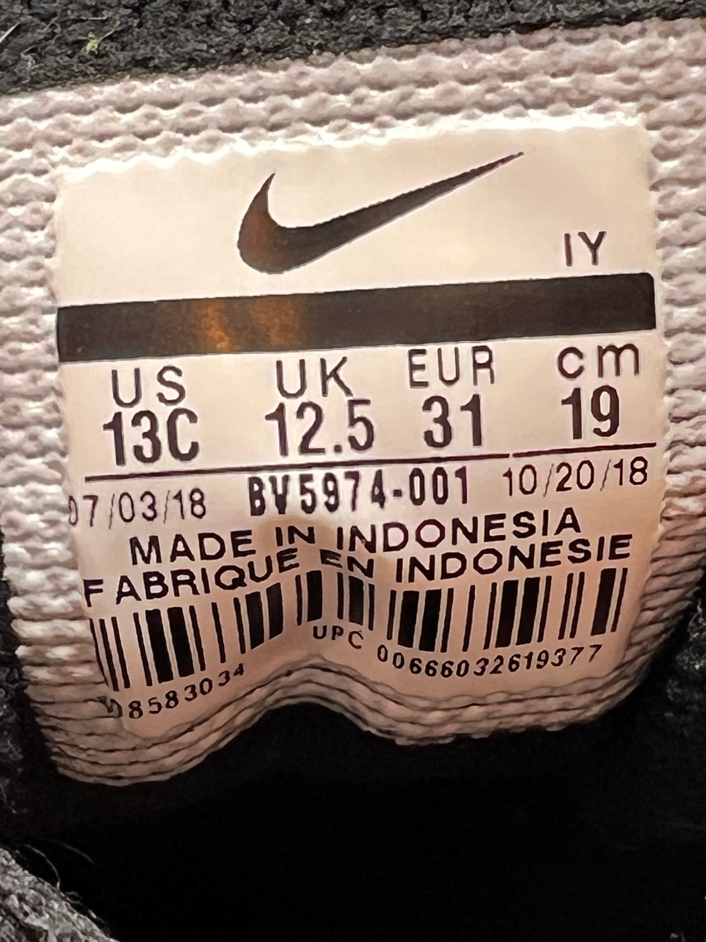 Nike Air Max Plus TN Pimento (PS) UK12.5