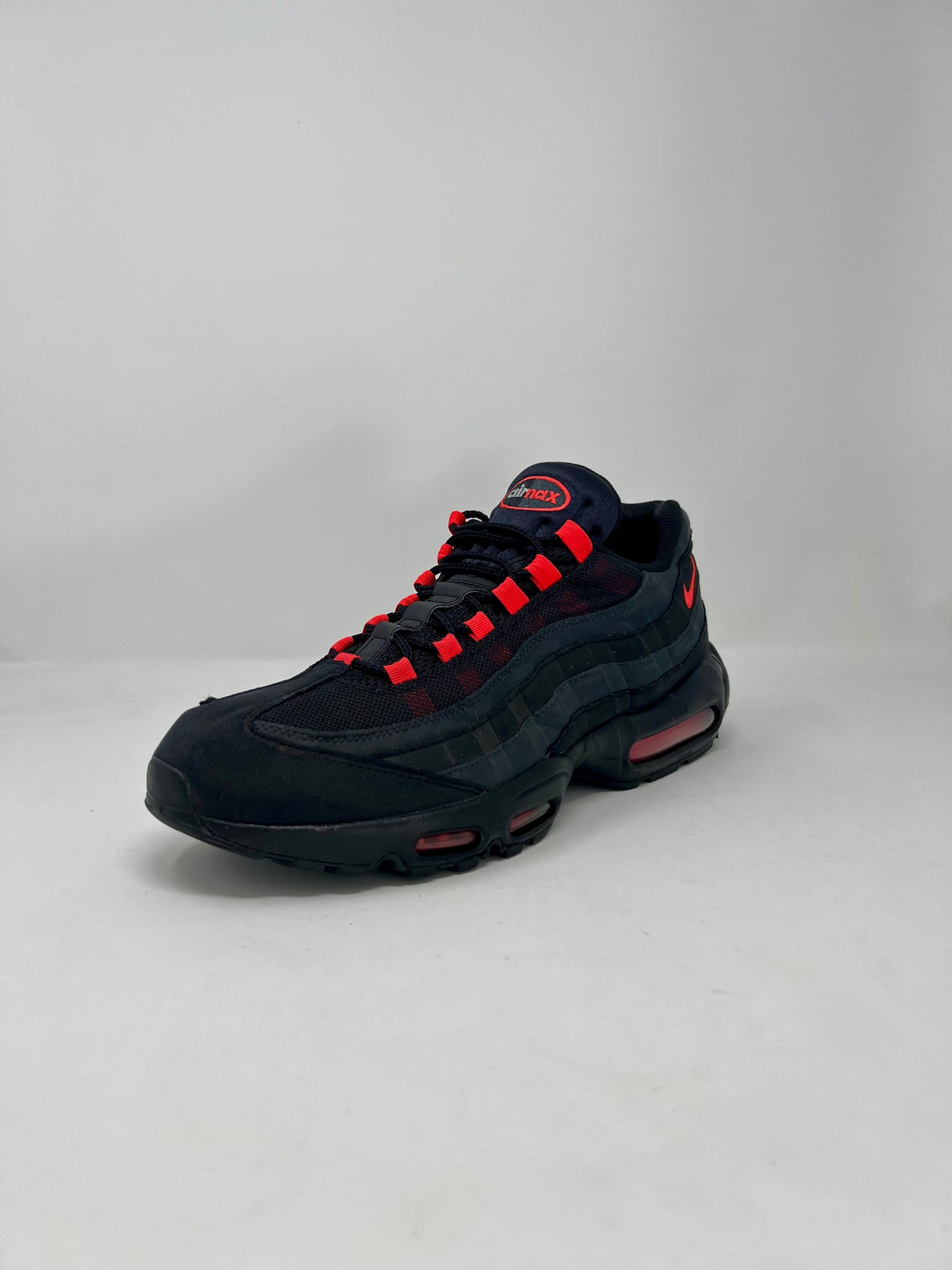 Nike Air Max 95 Black Laser Crimson UK12
