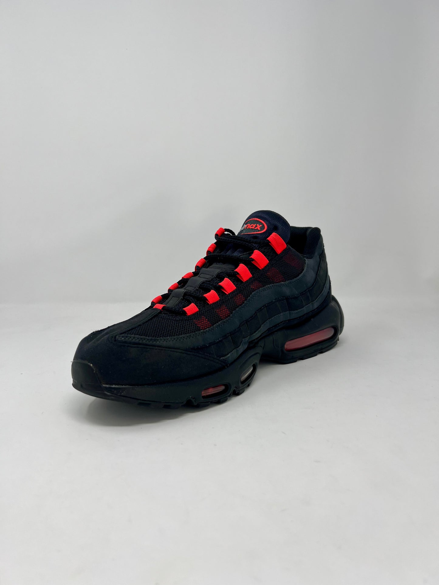 Nike Air Max 95 Black Laser Crimson UK12