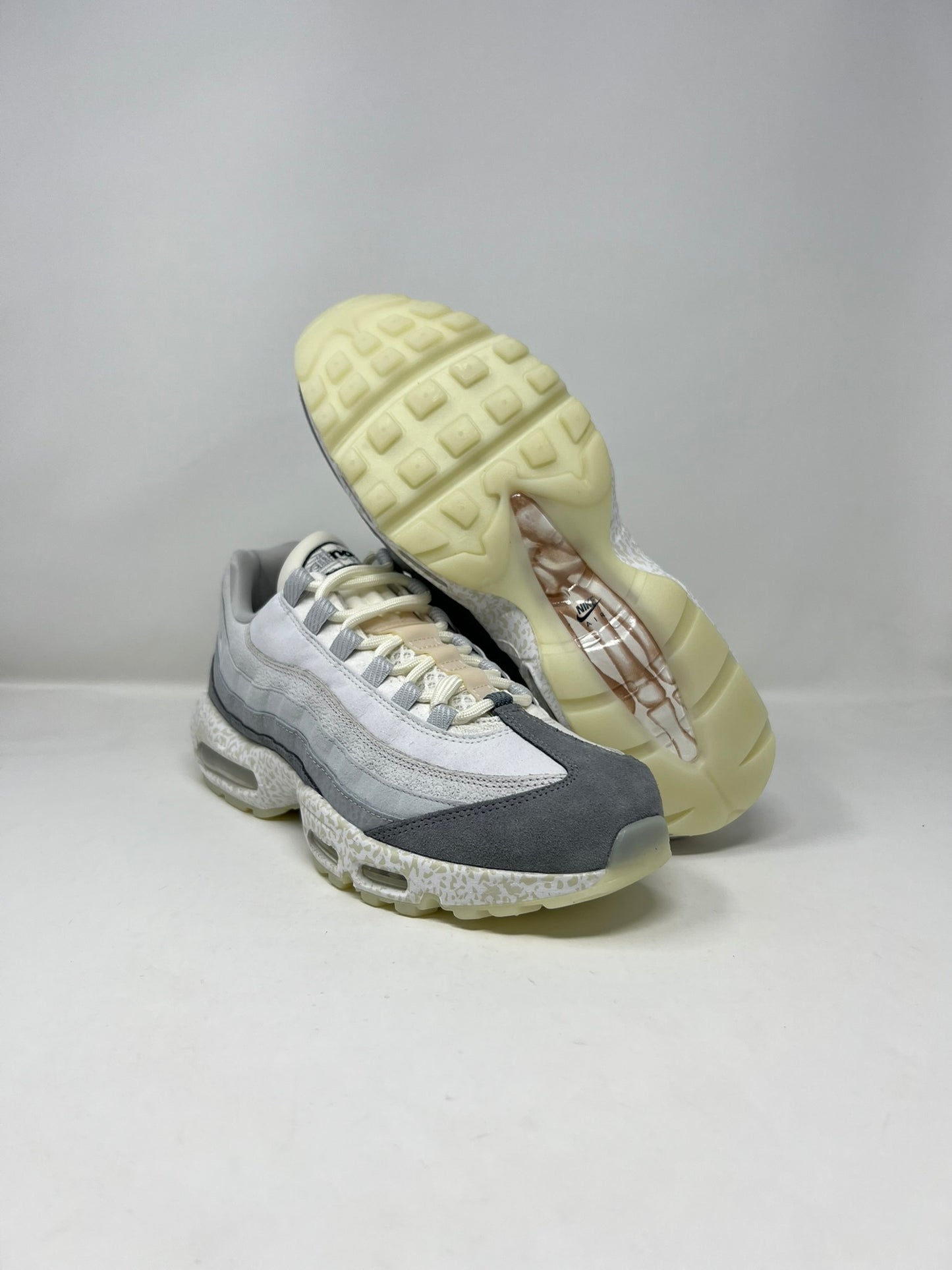 Nike Air Max 95 Anatomy Of Air Light Bone UK10.5 Brand New
