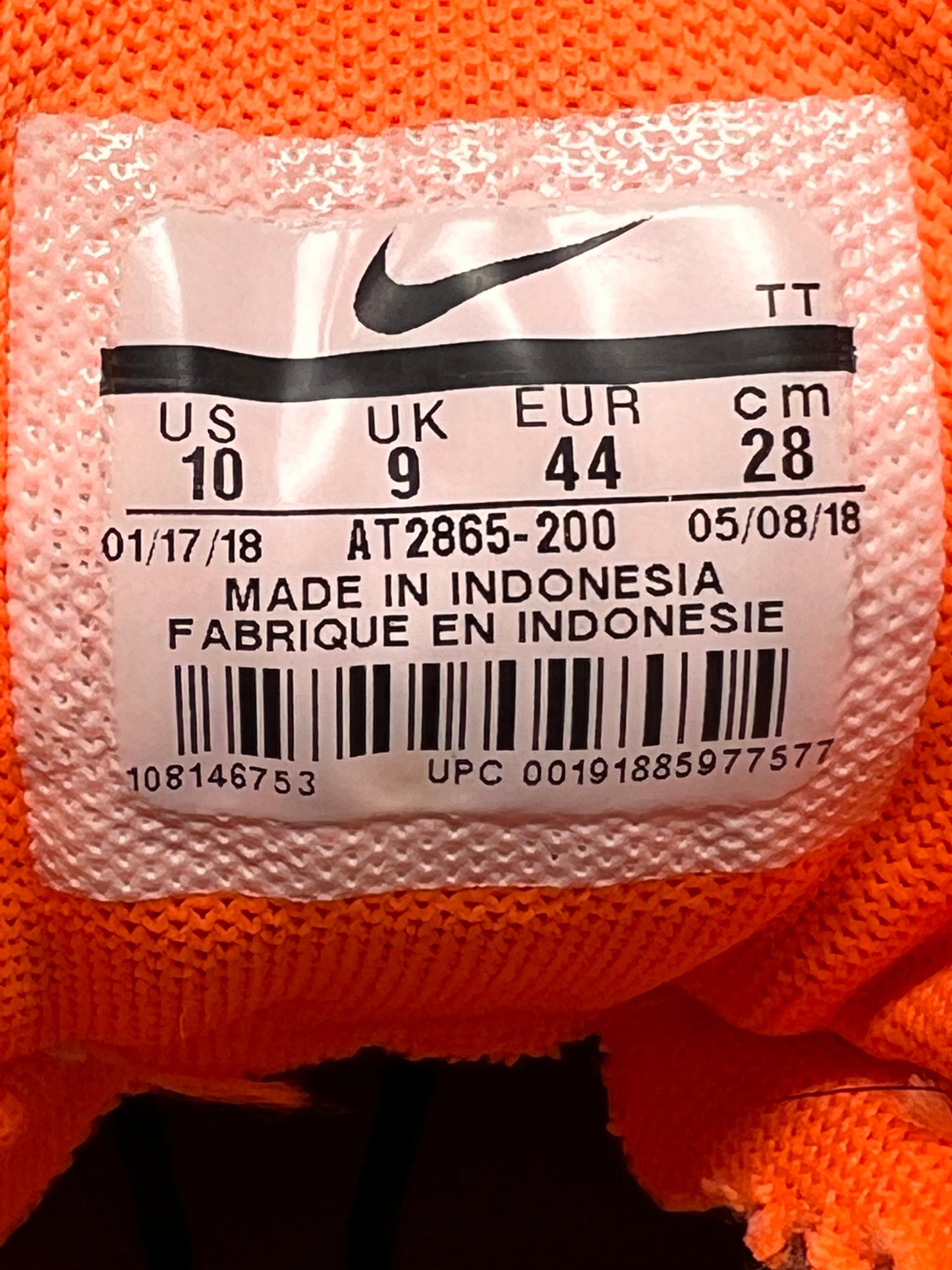 Nike Air Max 95 Total Orange UK9