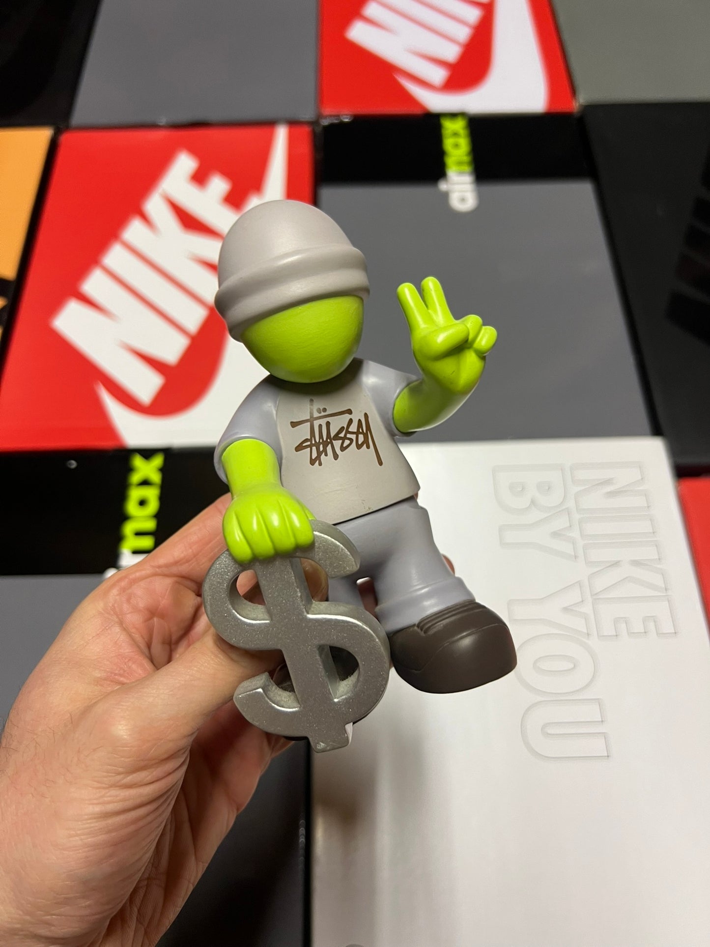 Neon Stussy Figure