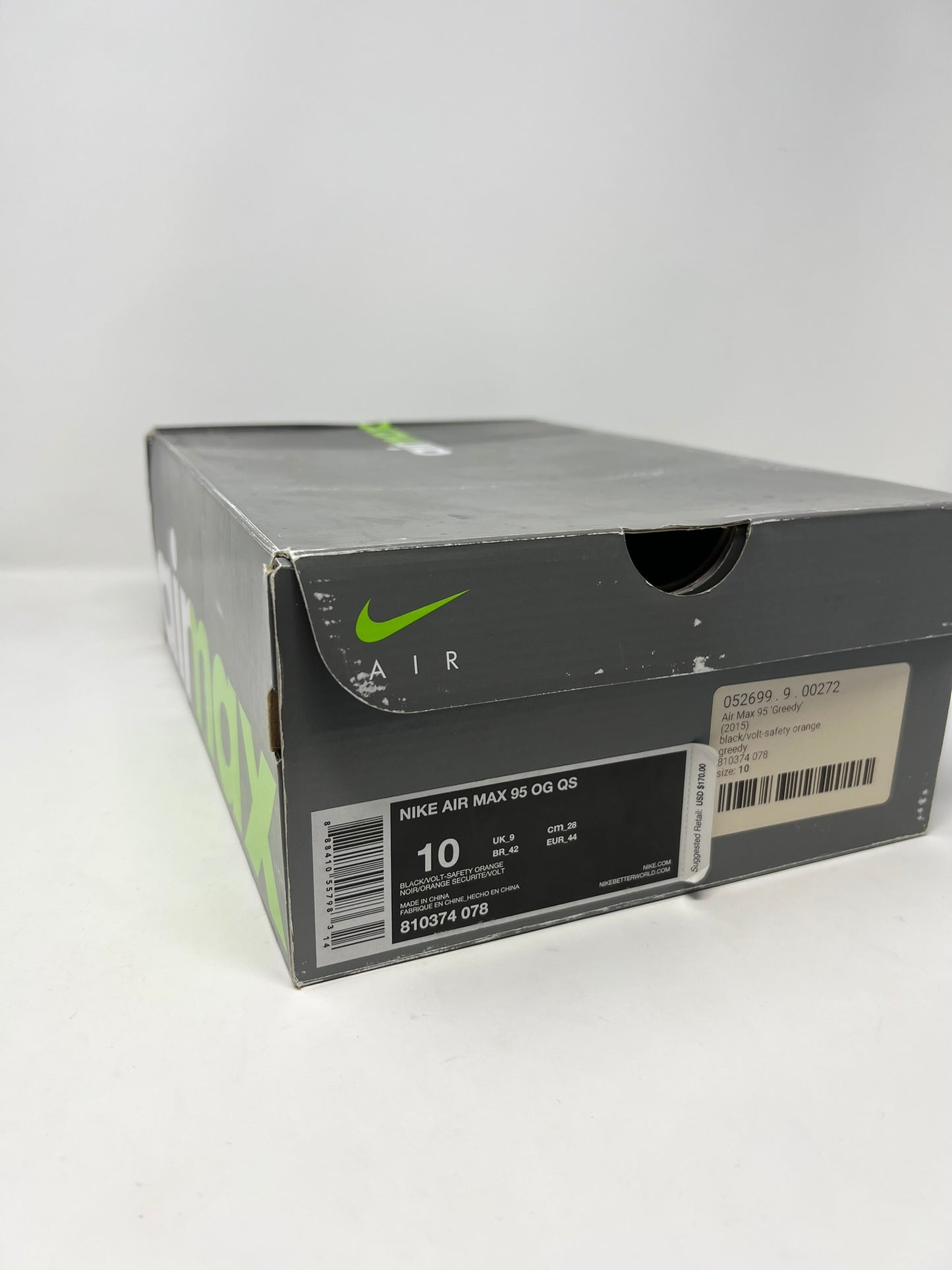 Nike Air Max 95 Greedy 1.0 UK9 Brand New